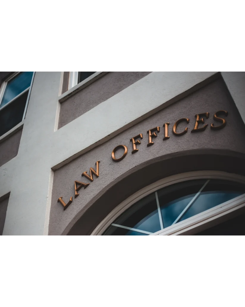 The BPO Services in California: Why Law Firms are Embracing Outsourcing 1 External building sign reading Law Offices, showcasing cost-effective BPO and staffing solutions to help modern law firms scale their operations.