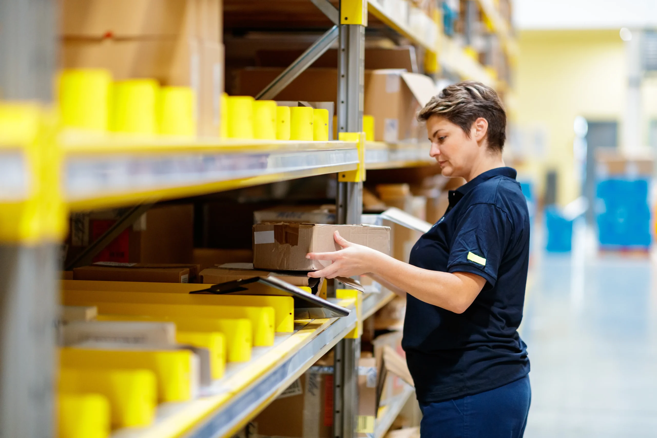Value-Added Services (VAS) 3 an order picker picking an order